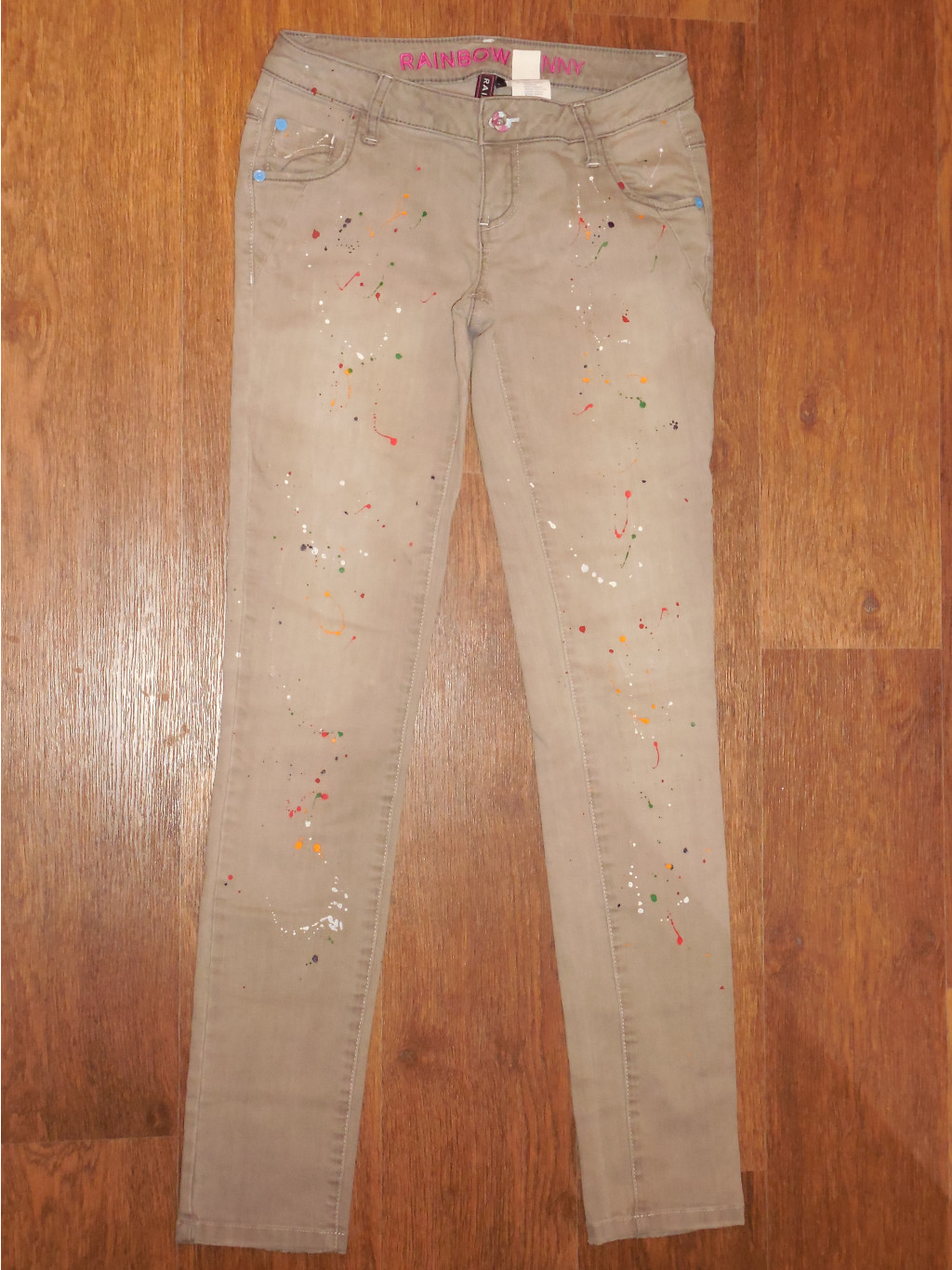 джинсы Rainbow р.34(42),400 руб.