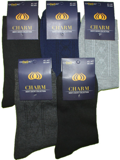Мужские носки Charm 2007 хлопок 19 руб