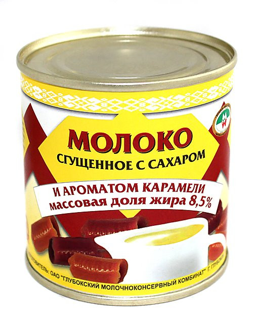 Молоко сгущ.с сахаром и ароматом 