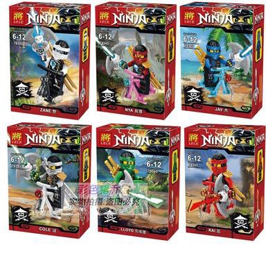 .  Ninjago. Lele 79340. 6 