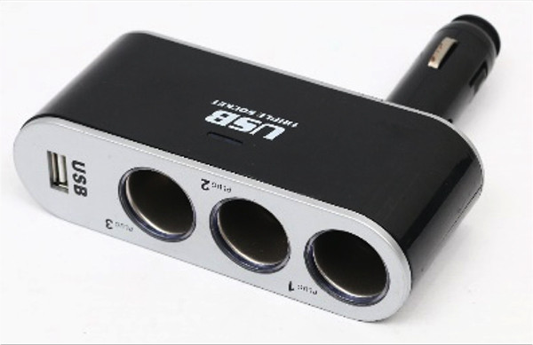 Автомобильное зарядное устройство Autolader с USB и 3 выходами 12 в 290 руб. Вес продукта: 125 g