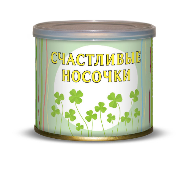 Счастливые Носочки В Банке Цена 110 руб