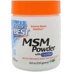 Doctor's Best, Порошок MSM с OptiMSM, 250 г (8,8 унций)