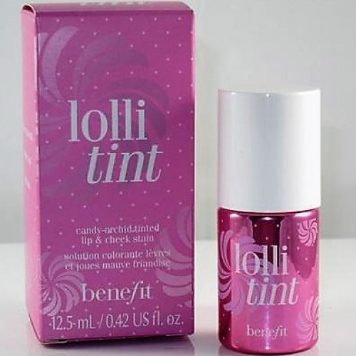       Benefit Lollitint Treats lips and cheek stain