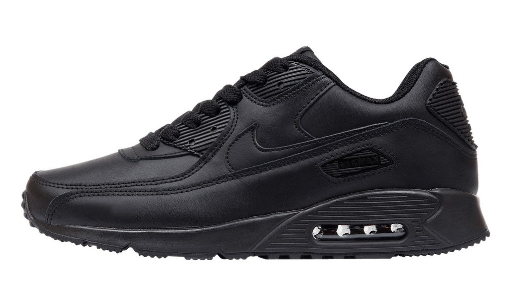  Nike Air Max 90 Leather Black  2126-1 ( 36-45) 1890 .jpg