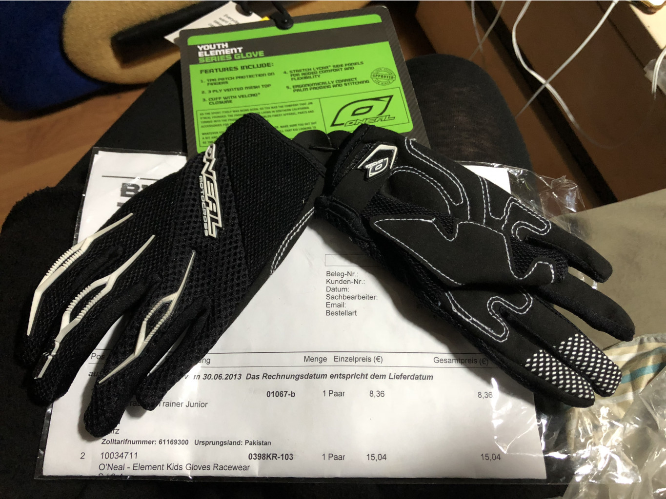 /    O'Neal Racing Element Gloves,  3/4,  1000