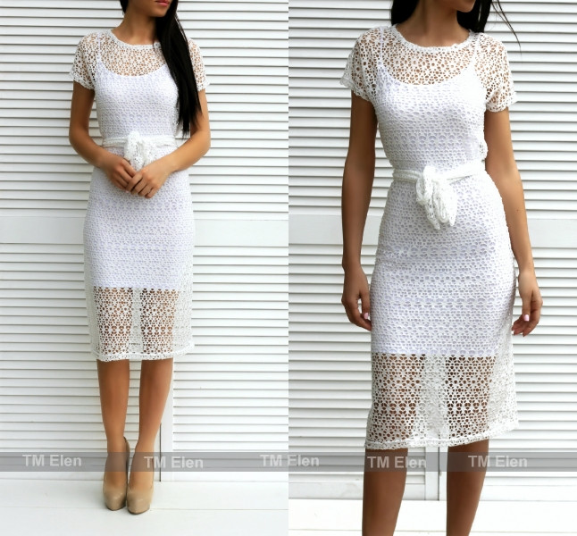 Платье Elegant G белое. Цена 21 у.е.