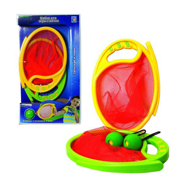 1Toy Мячеловка, набор, 2 мяча в. к Т59924 - 309 руб