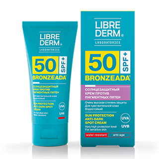 302243 LIBREDERM Bronzeada крем для лица и тела против пигментных пятен солнцезащитный SPF50, 50 мл - 748,06 руб