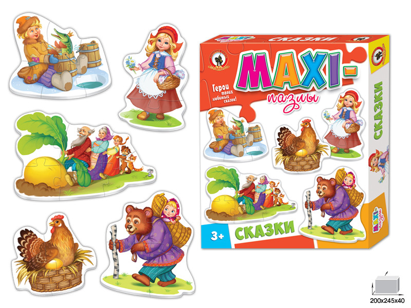 Макси-пазлы 03542 Сказки (Русский стиль) - 130,06 руб