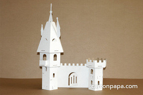 Картонный замок арт CD-MAGICCASTLE-W, цена 350 руб jpg