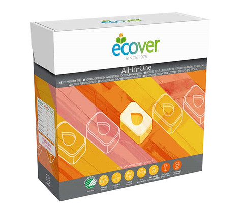 ECOVER Таблетки для посудомоечной машины 3 в 1, 