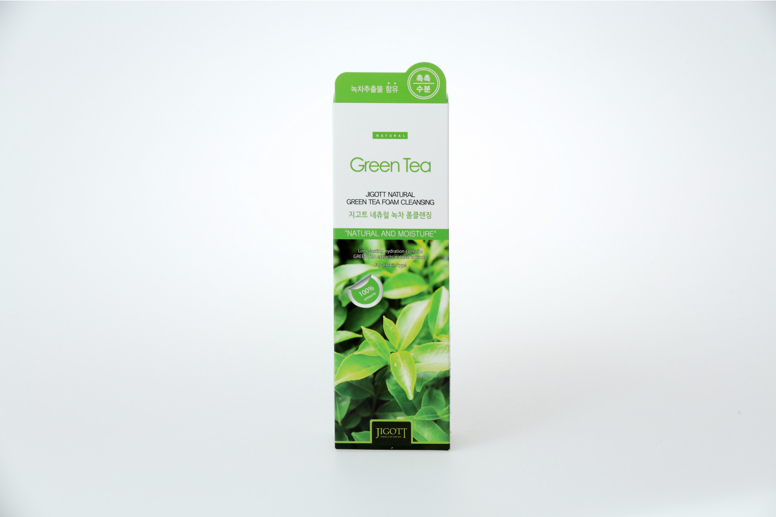 JIGOTT NATURAL GREEN TEA FOAM CLEANSING Natural       180  - 300 .jpg