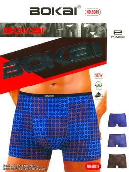 ТРУСЫ МУЖСКИЕ BOKAI 8019 БОКСЕРЫ ХЛОПОК 65руб