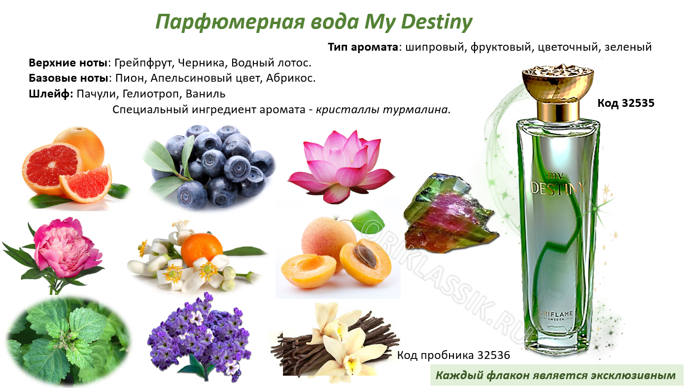Парфюмерная вода My Destiny 32535
