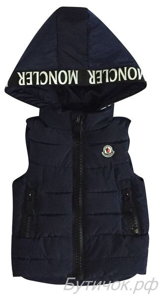 М.7600 Жилетка Moncler темно-синяя 1000 руб.