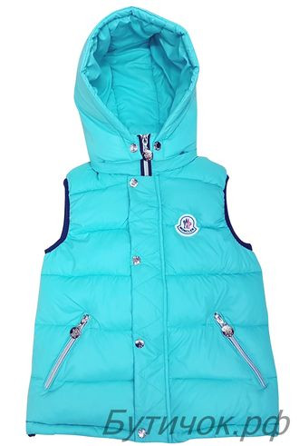 М.17-8 Жилетка Moncler бирюзовая 1100 руб.