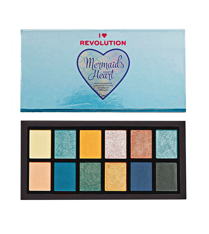 MAKEUP REVOLUTION I HEART MAKEUP   EYESHADOW PALETTE Mermaids Heart.jpg