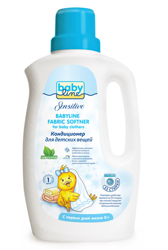 НОВИНКА! BABYLINE SENSITIVE Кондиционер для детских вещей 1л - 243,03 руб
