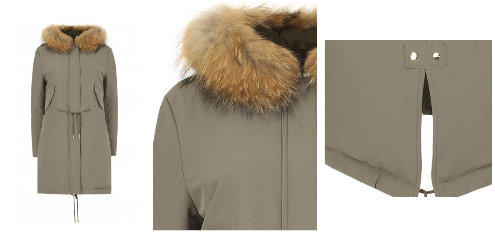 Куртка-парка жен. 55)1 Ma)nz 13290ру с 40 по 50 Деми-зима, мех енота, Бежевый цвет.jpg