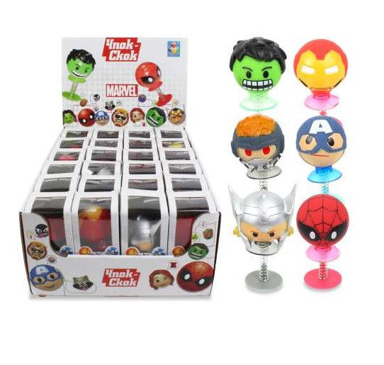 1Toy Игрушка-прыгун Т13810 Чпок-Скок: Marvel 1шт - 215,49 руб