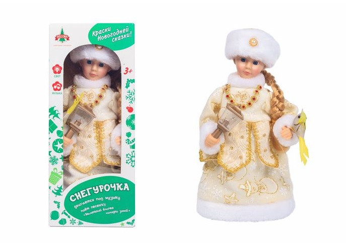 S+ S PI60039R Decora Снегурочка 12д., свет, музыка, русифиц. - 626,94 руб