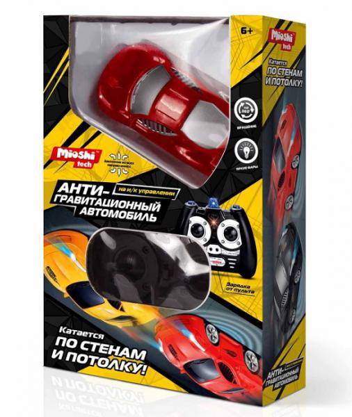 Mioshi Tech MTE1201-183 Антигравитационный автомобиль и. к Спорткар (движ. по стенам и потолку, 14см, аккум., красный) - 904,95 руб