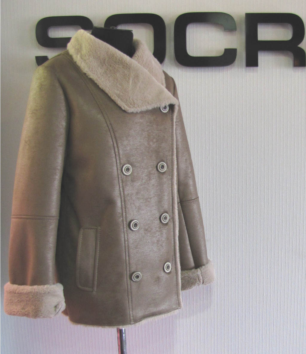 Дубленка № 1155 SRT B-303 col# BEIGE размеры 42.44.48 4900р..jpg