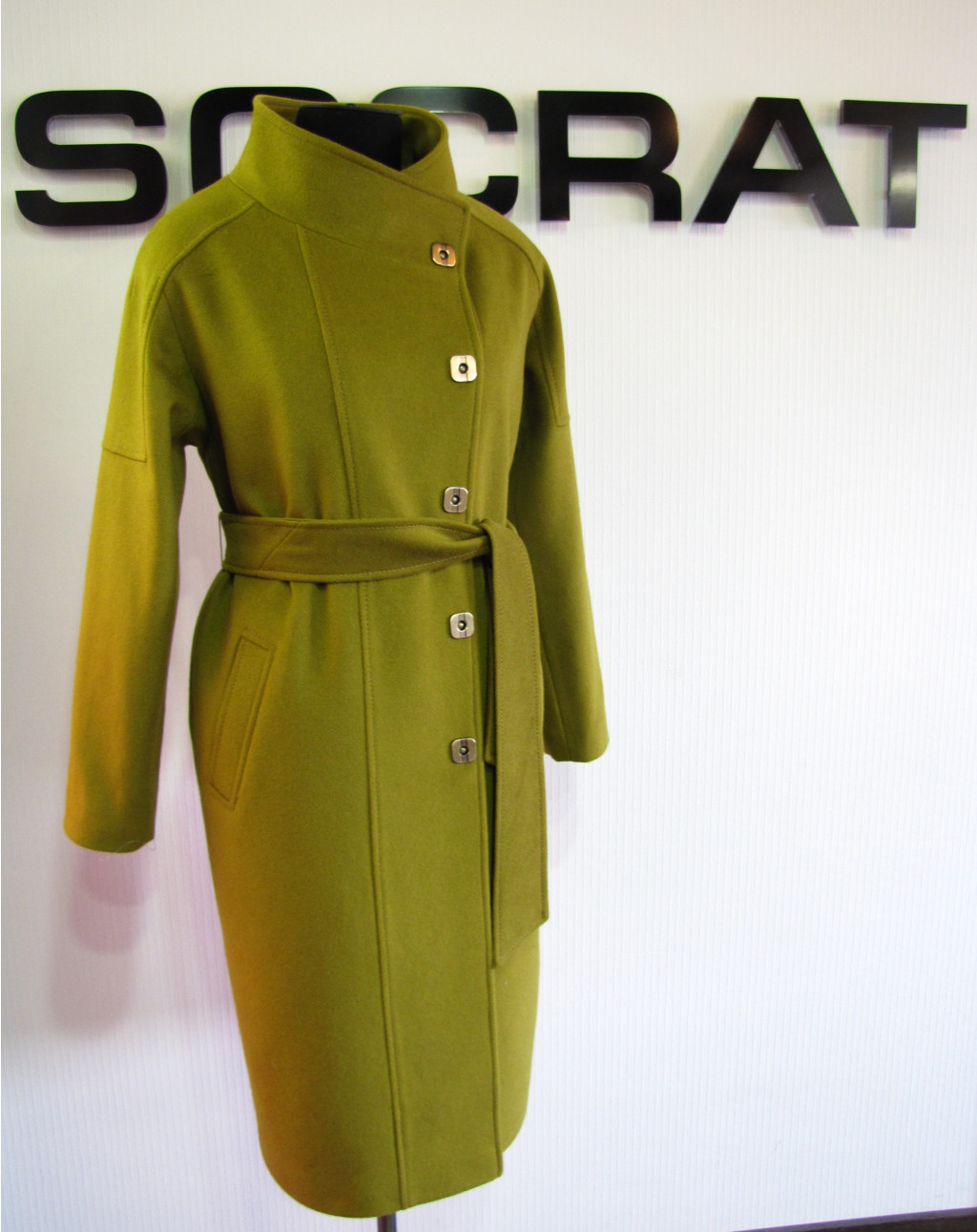 Пальто дс № 1160 DS 15833 col# OLIVE.jpg