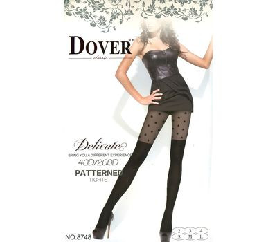ЖЕНСКИЕ КОЛГОТКИ DOVER 8748 BLACK 40/200 DEN 164,8руб