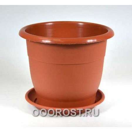 Горшок Лотос 3,5 л. Коричневый