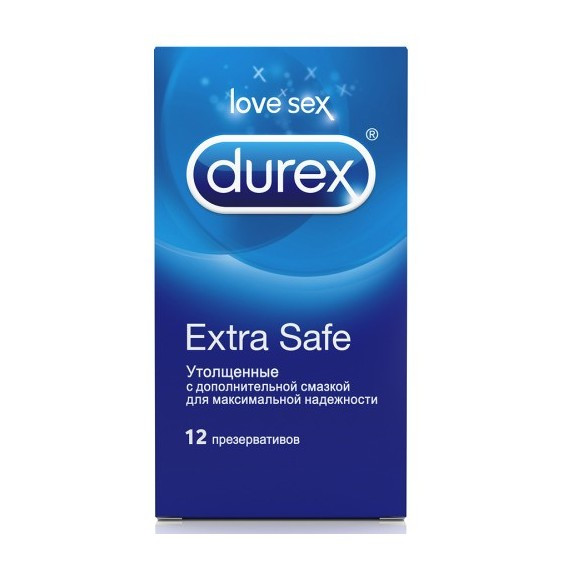 DUREX EXTRA SAFE  12 .