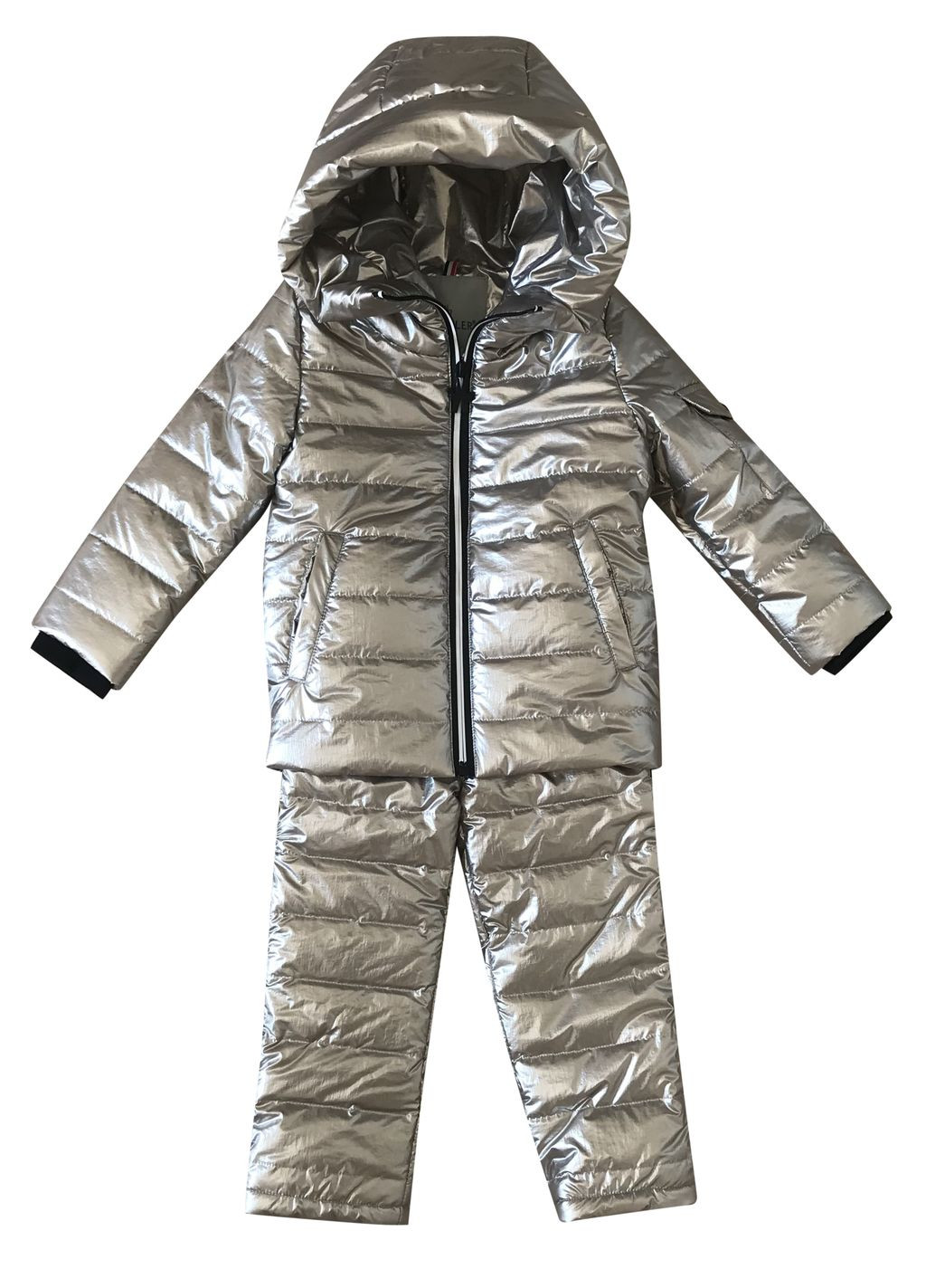 М.19-06 Костюм Moncler серебро ( металлик ) 2200 руб.