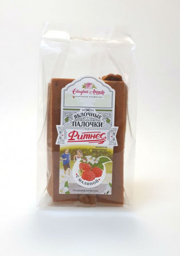 Яблочные палочки без сахара с малиной Фитнес 100 г 110 р..jpeg