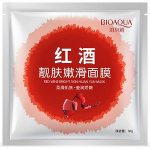     Bioaqua Red Wine Bright Skin Huan Yan Mask  50 .jpg