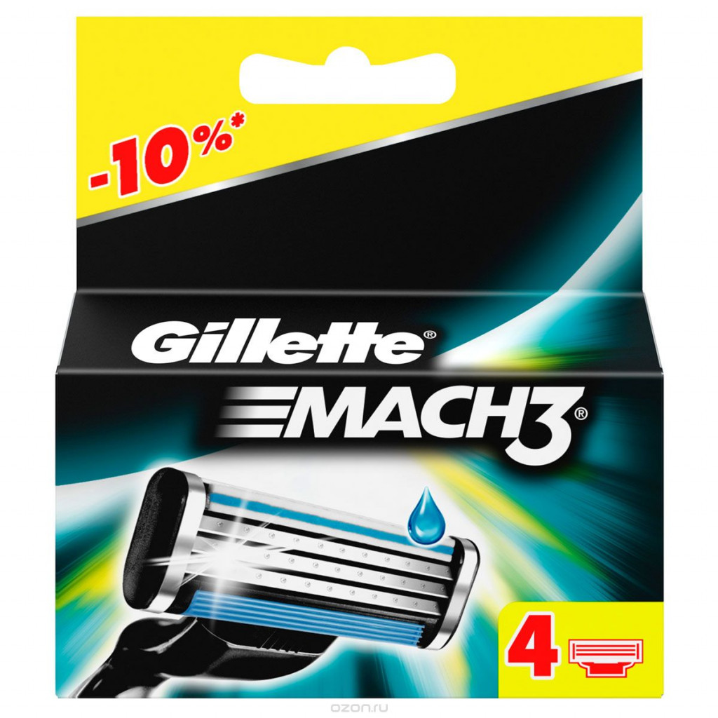   Gillette Mach 3 (4 ) (ENG)