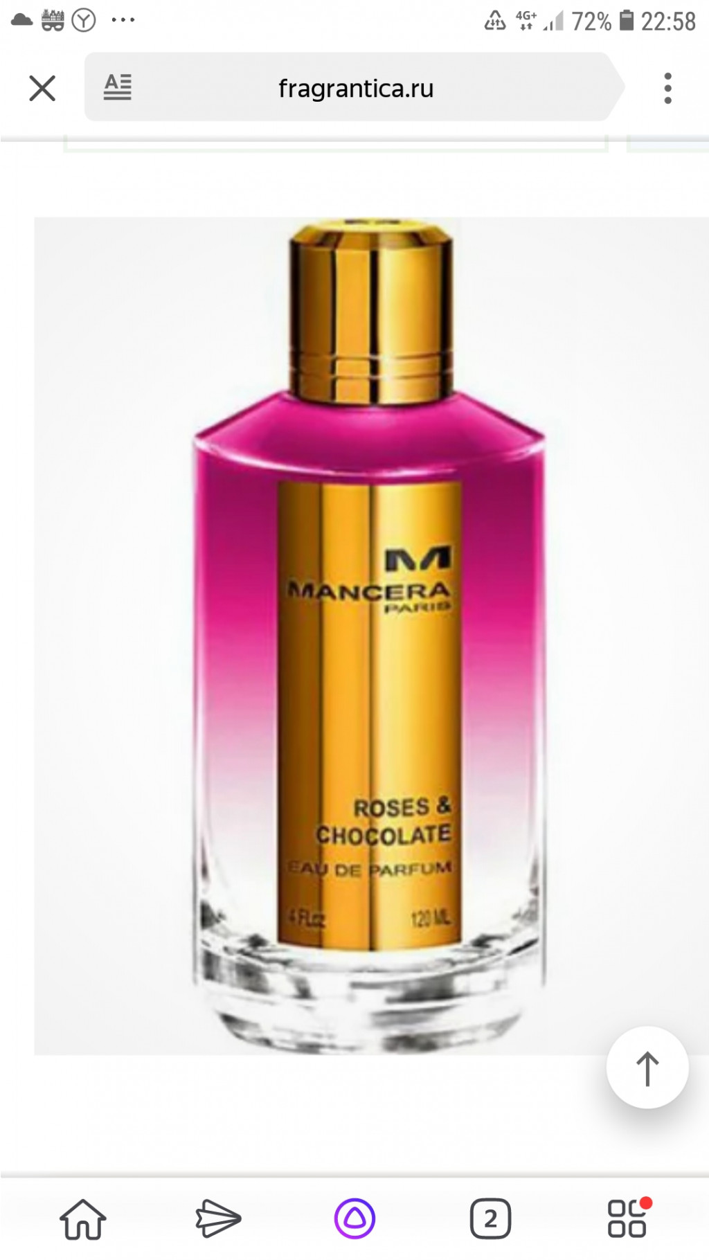 MANCERA ROSES & CHOCOLATE unisex 120ml edp