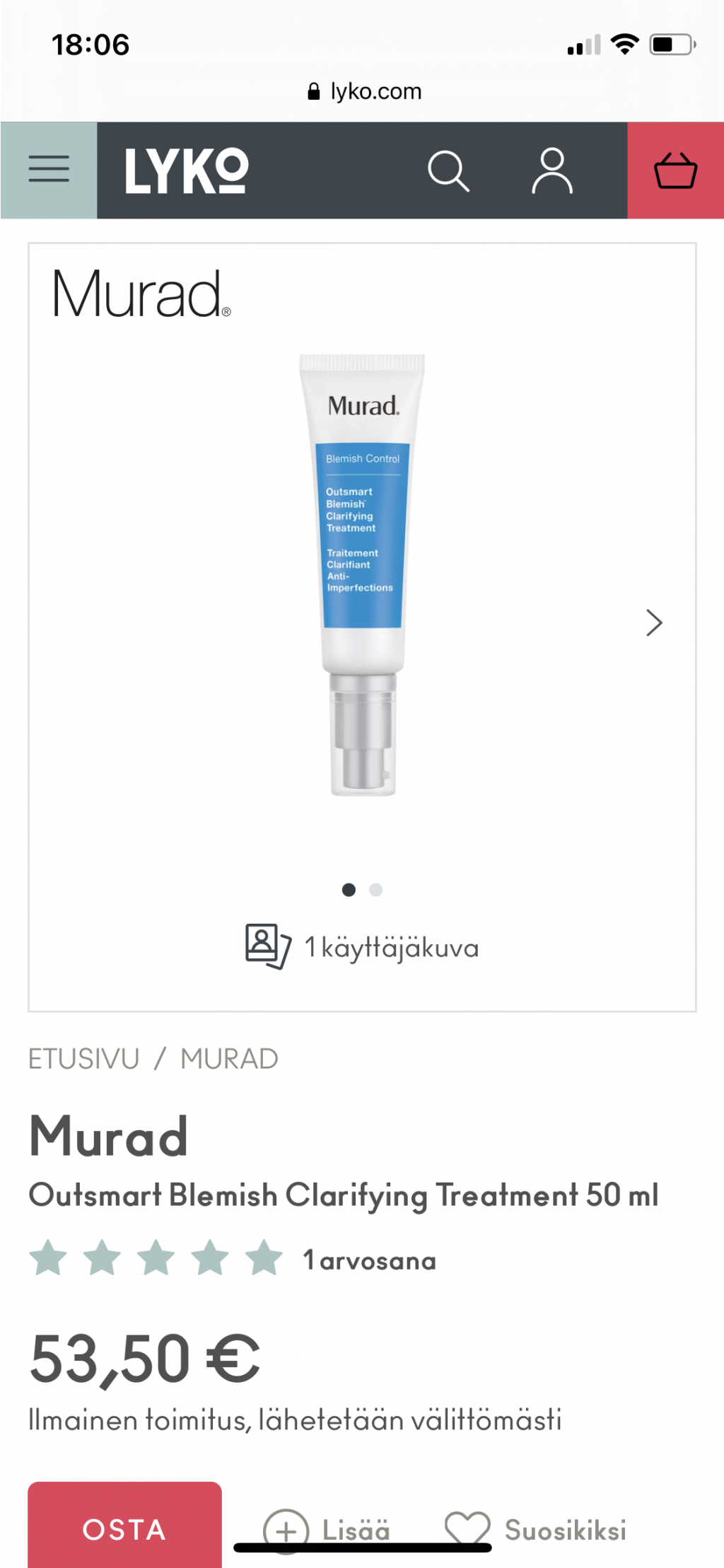     Murad Outsmart Blemish Clarifying Treatment