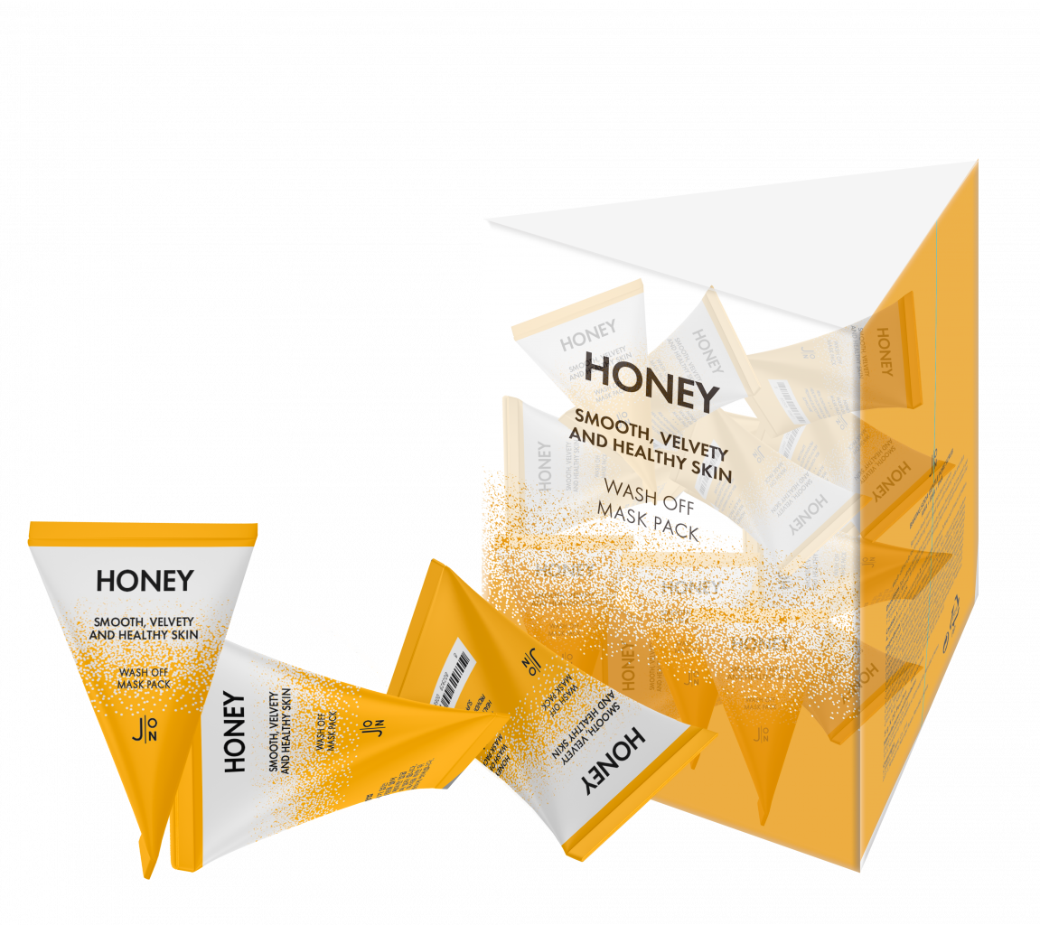 [J:ON]      Honey Smooth Velvety and Healthy Skin Wash Off Mask Pack, 1  * 5-32+%-  15