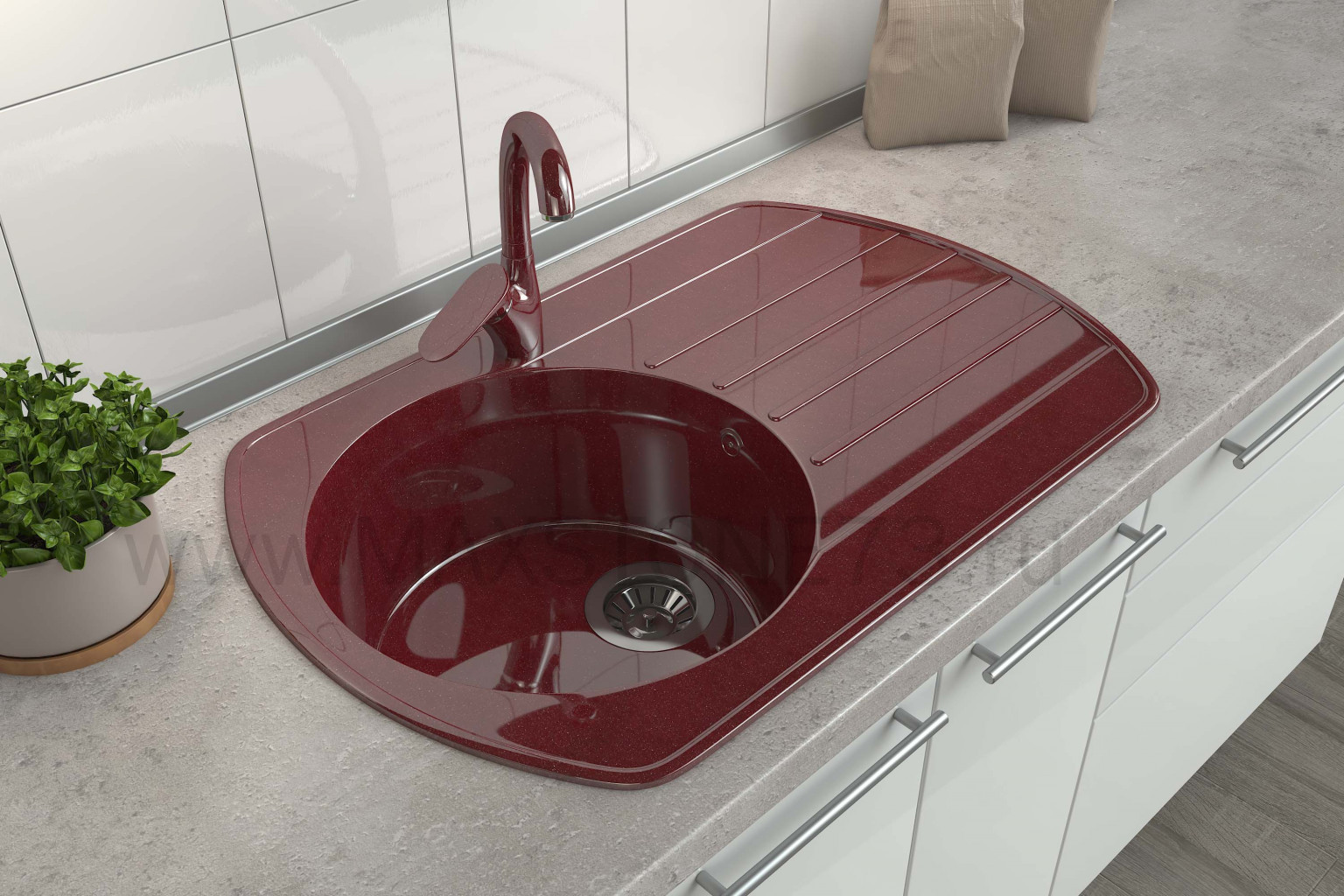 КАМЕННАЯ МОЙКА MS-9 3848р