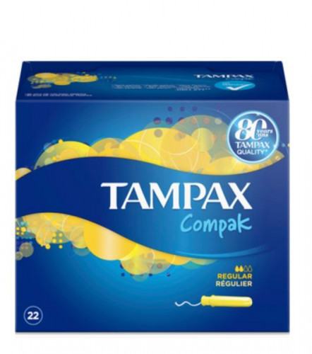   - TAMPAX COMPAK regular (2) 22 . 555 .