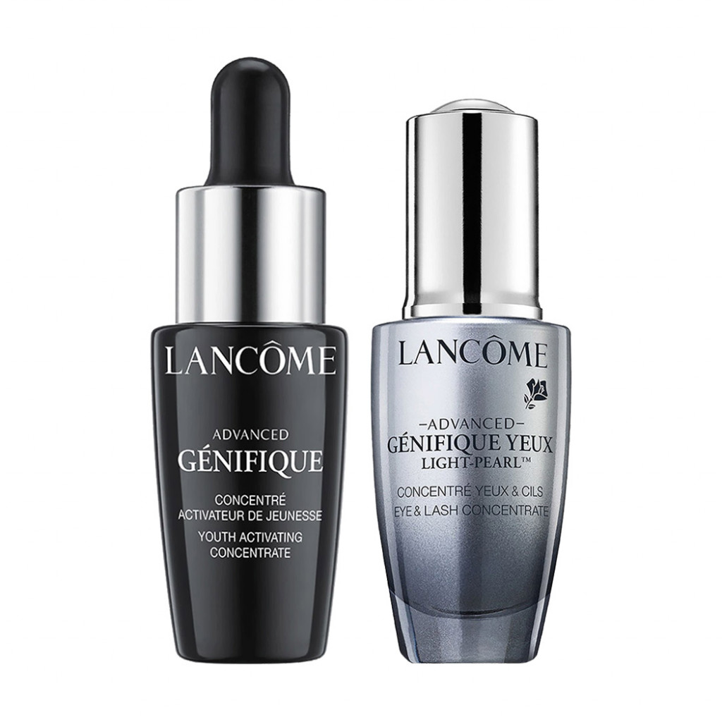 LANCOME Набор Активатор молодости Advanced Genifique 10 мл. и Гель-уход для глаз Gel Genifique Light Pearl Advanced 5 мл. Миниатюры в коробке Цена 999 р.