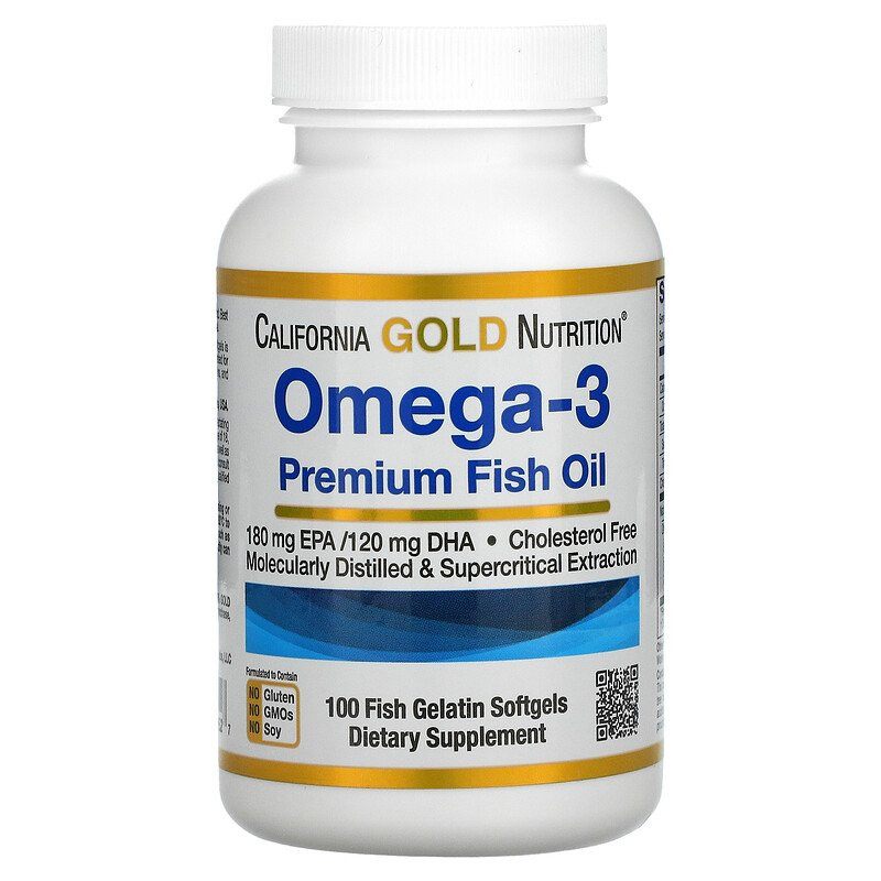 California Gold Nutrition, -3,    , 100     494+% - 2