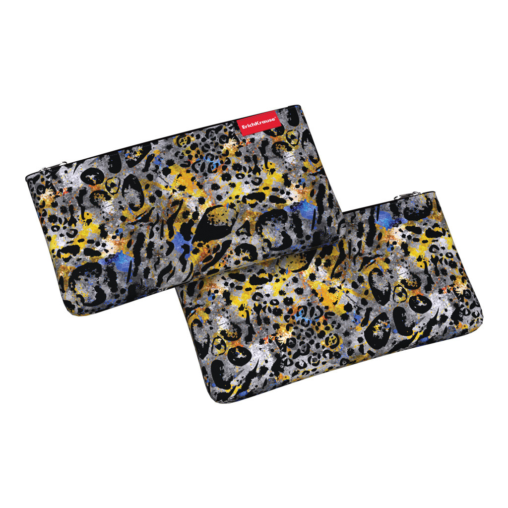 52348 Пенал конверт ErichKrause® Light 220x120мм Animal Camo Цена 120+% в наличии 3 шт.jpg