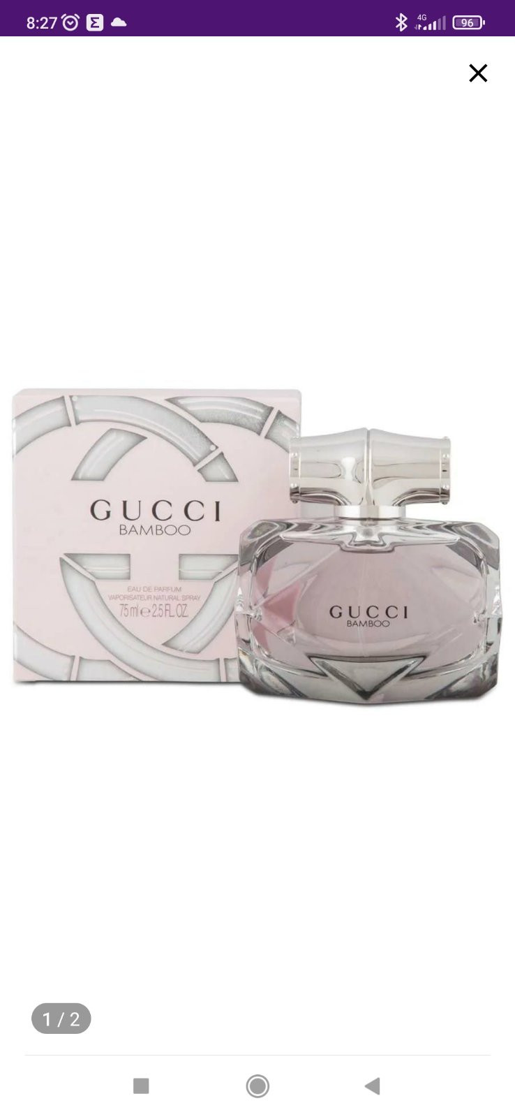 BAMBOO PARFUM  GUCCI  .	75 .	7200