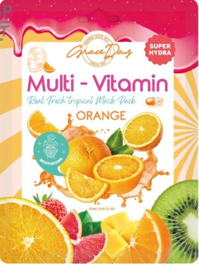 GRACE DAY -          MULTI-VITAMIN ORANGE MASK PACK, 27 ML  22+%   16 .jpeg