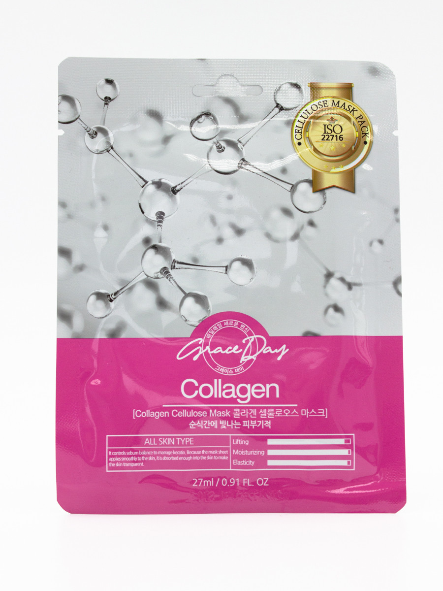 GRACE DAY -     TRADITIONAL ORIENTAL MASK SHEET COLLAGEN, 22 G  22+%   5 .jpeg