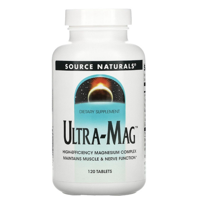 SNS-00803 Source Naturals, Ultra-Mag, 120 таблеток - 2174,69 руб