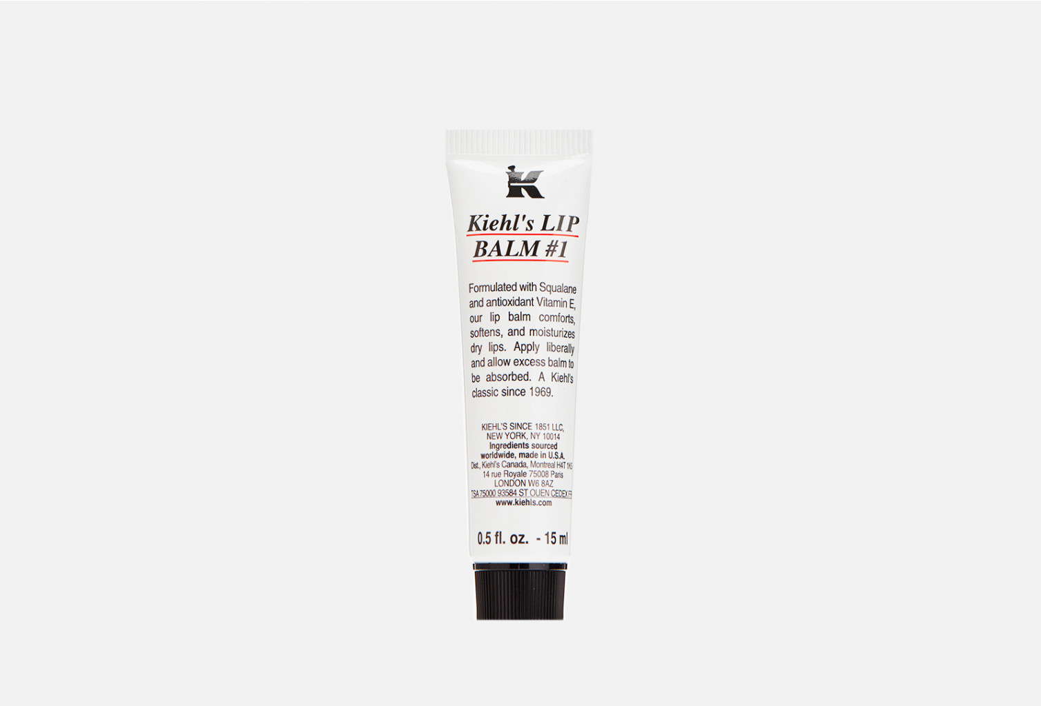 Kiehl's Lip Balm No1 Бальзам для губ #1 со скваланом, алоэ вера и витамином Е, 15 мл. Цена 499 р.