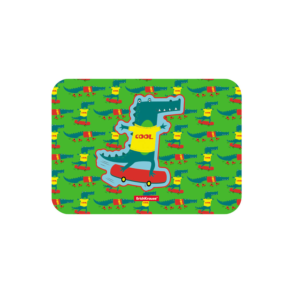 52926 Подкладка настольная пластиковая ErichKrause® Croco Skater, А4 (в пакете по 12 шт.) Цена 35+% в наличии 15 шт.jpg